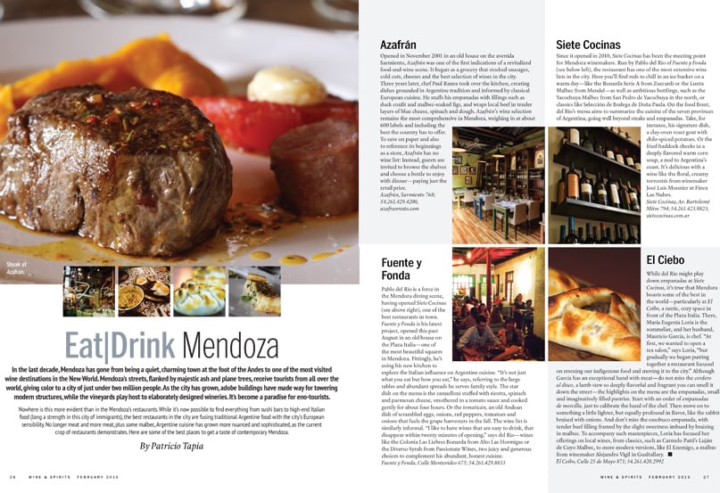 Eat & Drink: Mendoza City