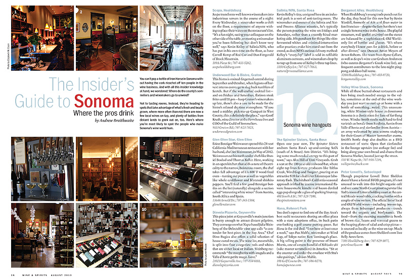 Insider's Guide to Sonoma