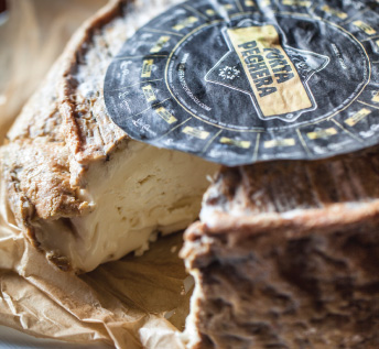 When the cheese is ready, you do not wait,” chef Suzette Greshem said of this Torta di Peghera, an aged, washed-rind cow milk cheese. “It’s just running on the plate.”