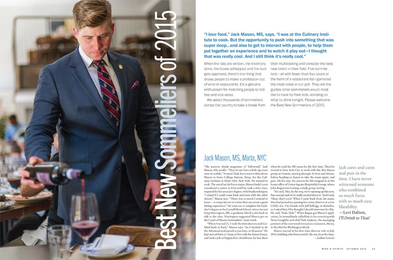 Best New Sommeliers of 2015