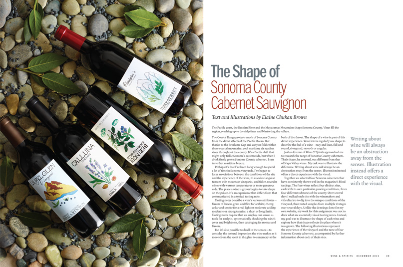 The Shape of Sonoma County Cabernet