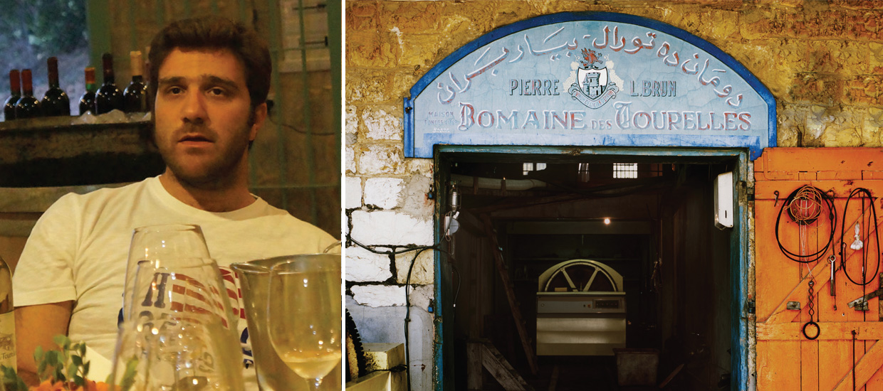 Faouzi Issa of Domaine des Tourelles (left)