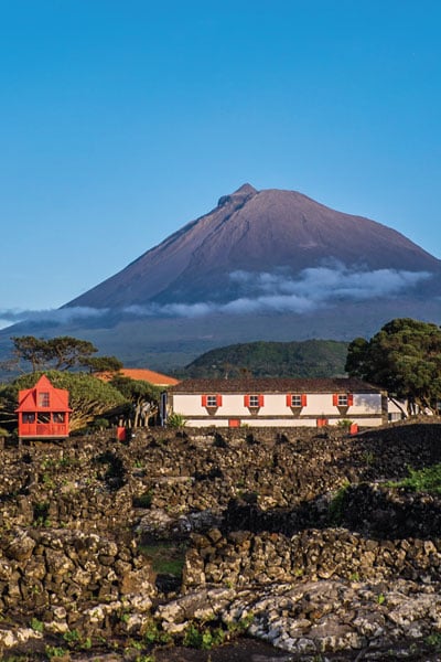 Pico Mountain in the Azores, Portugal