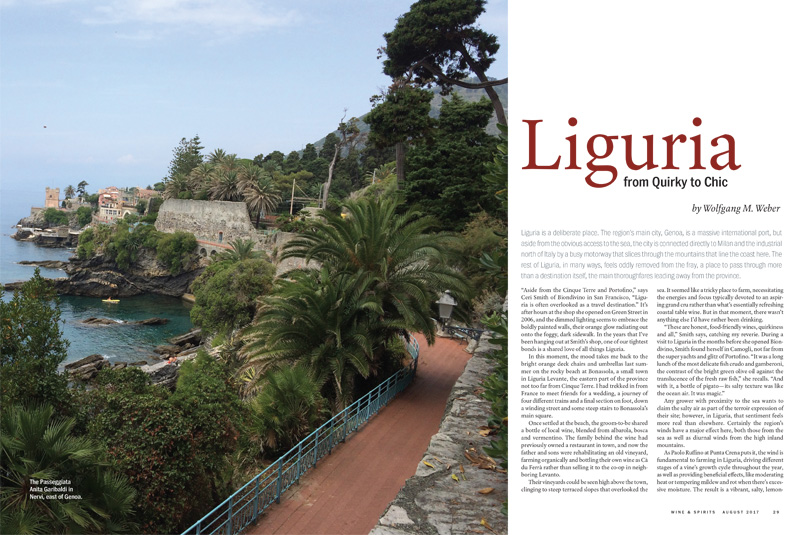 Liguria’s Cliffs & Vines